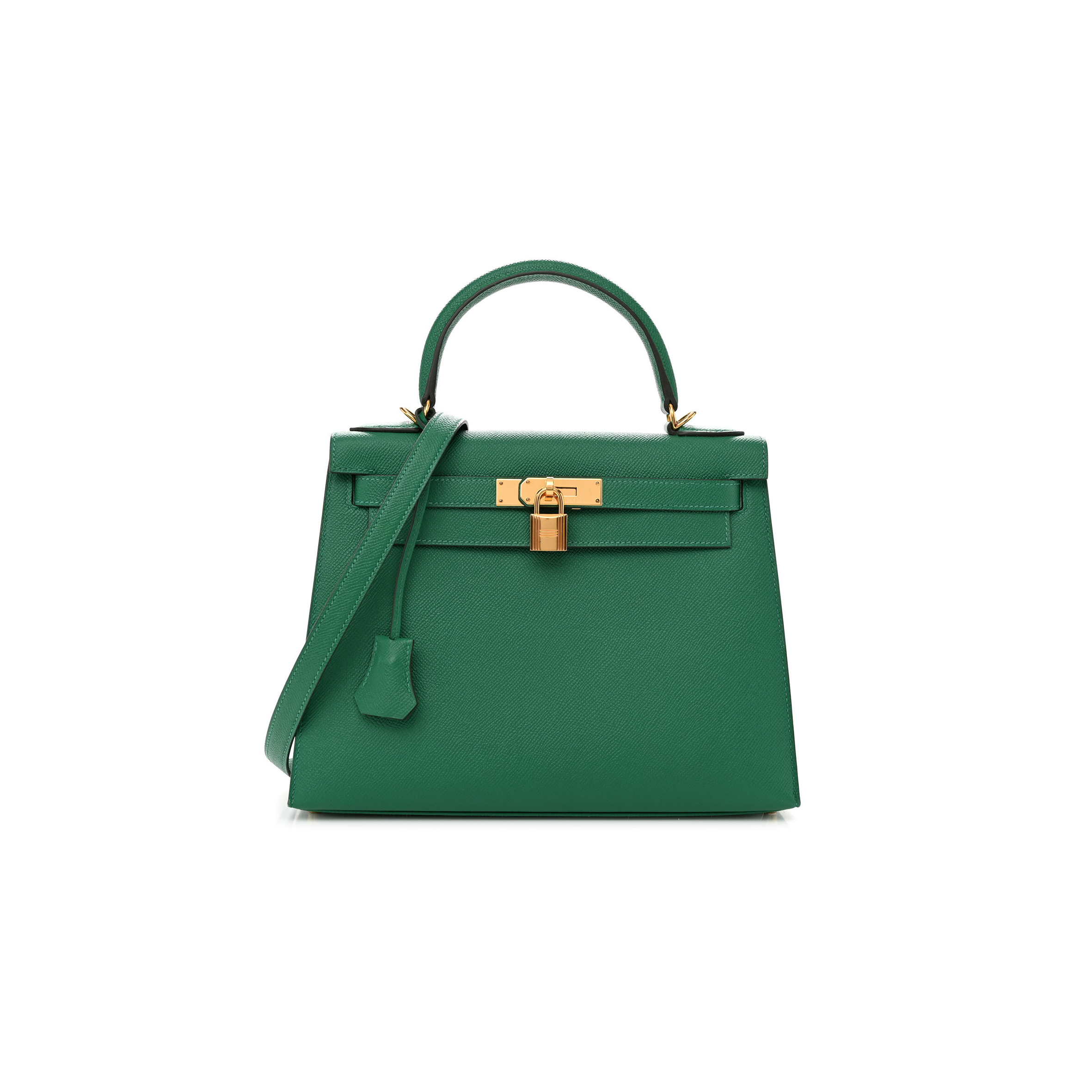 H**mes epsom kelly sellier 28 vert vertigo (28*22*10cm)